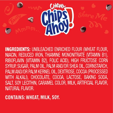 Chips Ahoy! Nabisco Chips Ahoy Chewy Chocolate Chip Cookies 13 oz., PK12 03223